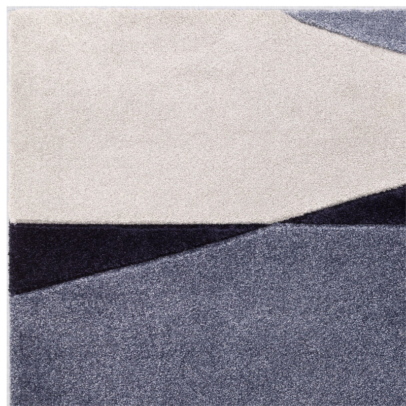 Atmacha Home And Living Rug Sketch Segment Blue Rug SK22