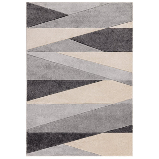 Atmacha Home And Living Rug Sketch Segment Grey Rug SK24