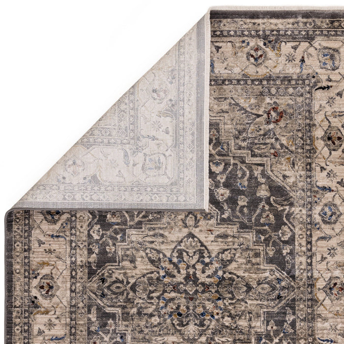 Atmacha Home And Living Rug Sovereign Charcoal Medallion Rug