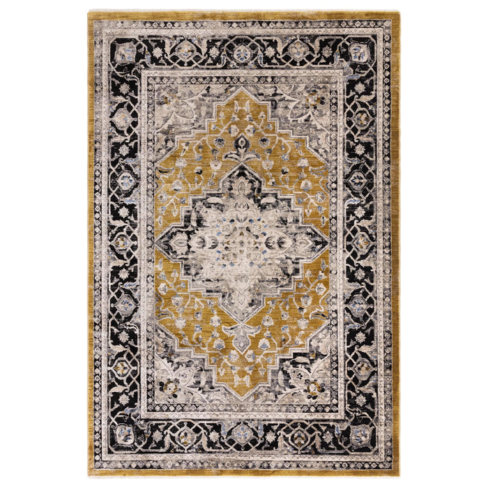 Atmacha Home And Living Rug Sovereign Gold Medallion Rug