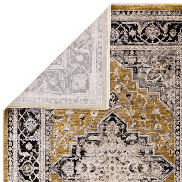 Atmacha Home And Living Rug Sovereign Gold Medallion Rug