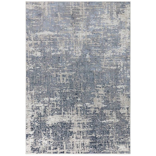 Atmacha Home And Living Rug Stellar ST09 Modern Abstract Blue Rug (High Shine)
