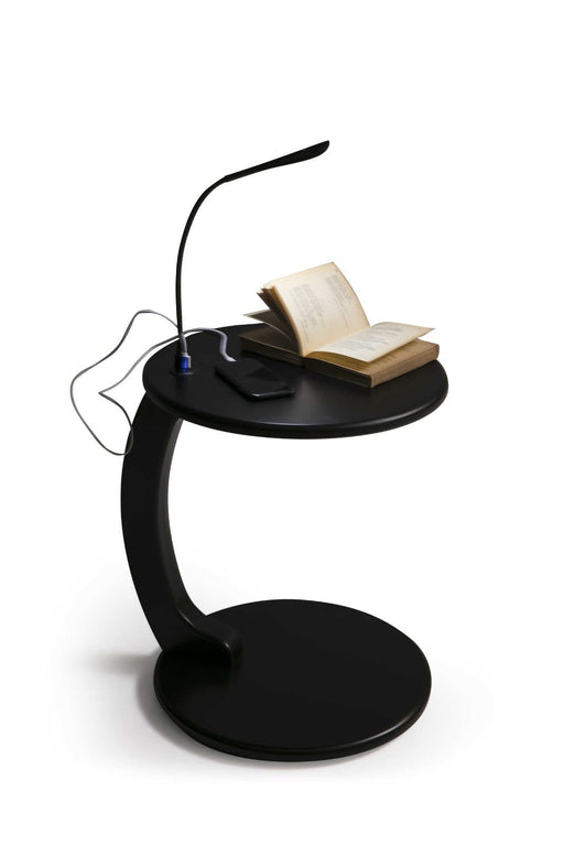 Atmacha Home And Living Service Table Black / MDF Button Service Table