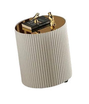 Atmacha Home And Living Side Table Ecru / Gold Gucci Side Table