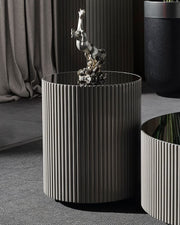 Atmacha Home And Living Side Table Grey / Gold Gucci Side Table