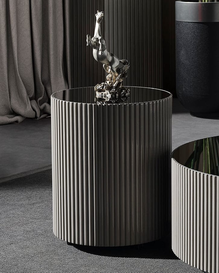 Atmacha Home And Living Side Table Grey / Gold Gucci Side Table