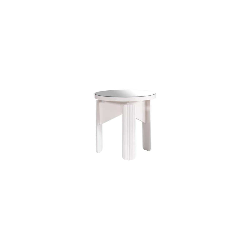 Atmacha Home And Living Side Table Off White Luma Side Table