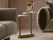 Atmacha Home And Living Side Table Side Table / Antique Brass Messina Side Table