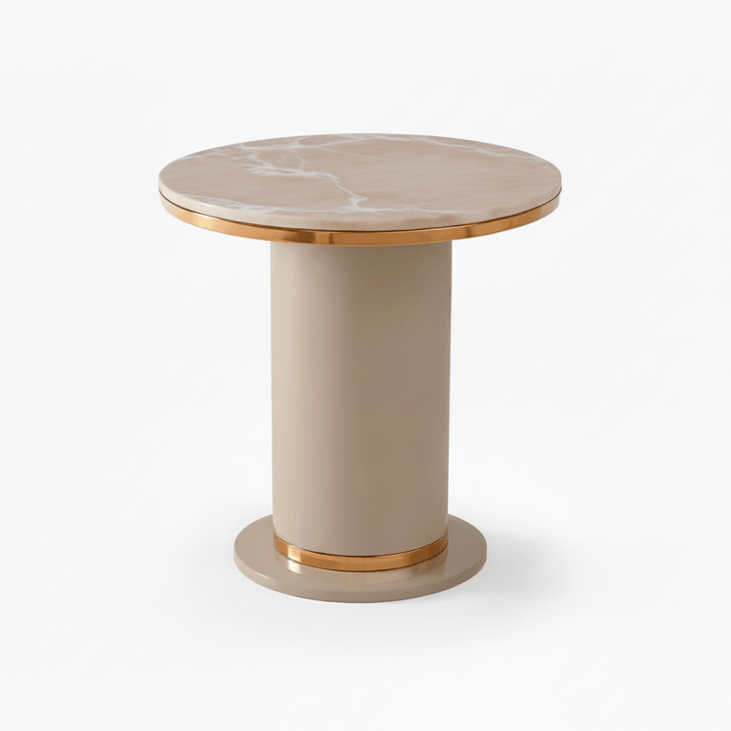 Atmacha Home And Living Side Table Taupe Cirello Side Table