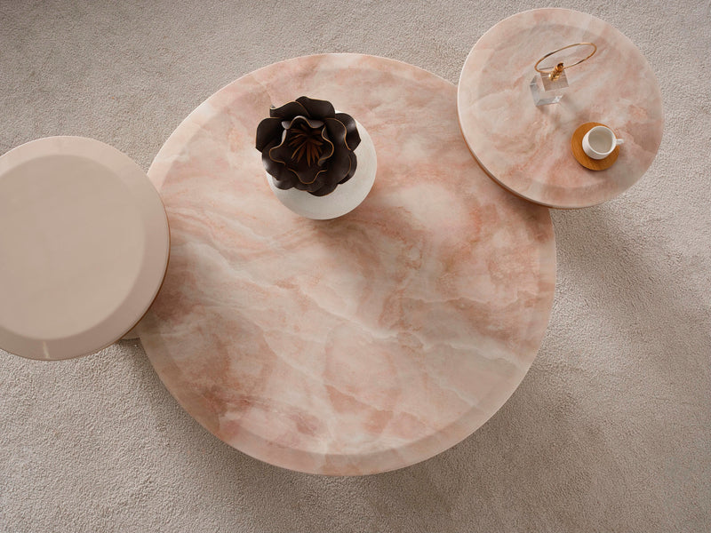 Atmacha Home And Living Side Table Taupe Cirello Side Table
