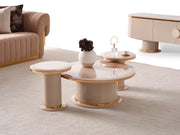 Atmacha Home And Living Side Table Taupe Cirello Side Table