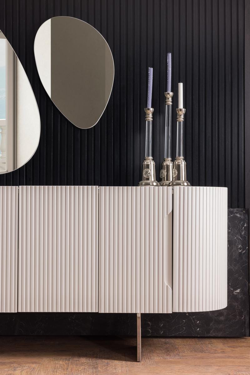 Atmacha Home And Living Sideboard Chrome Luma Sideboard