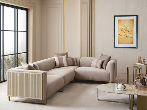 Atmacha Home And Living Sofa 315x214 cm / Black Alessio Corner Sofa