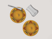 Atmacha Home And Living Tea Glass and Saucer Dervish ADZ Roma Tea Glass and Saucer - Red