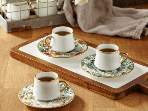 Atmacha Home And Living Tea Glass and Saucer Sufi Coffee Cup and Saucer - Amazon Brasil - 90 cc