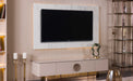 Atmacha Home And Living Tv Unit Milled Back Wall Panel Pearl TV Panel