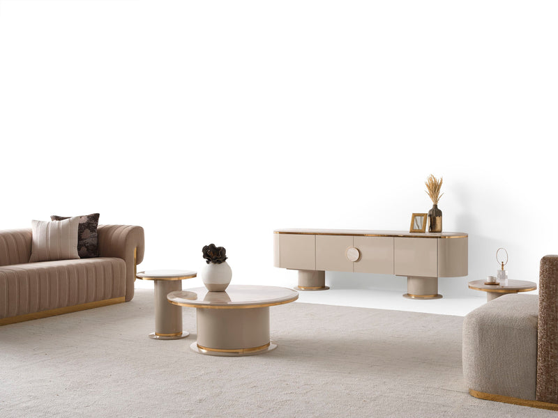 Atmacha Home And Living TV Unit Mink Cirello TV Unit
