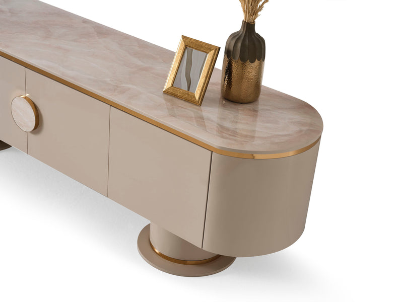 Atmacha Home And Living TV Unit Mink Cirello TV Unit