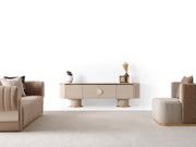 Atmacha Home And Living TV Unit Mink Cirello TV Unit