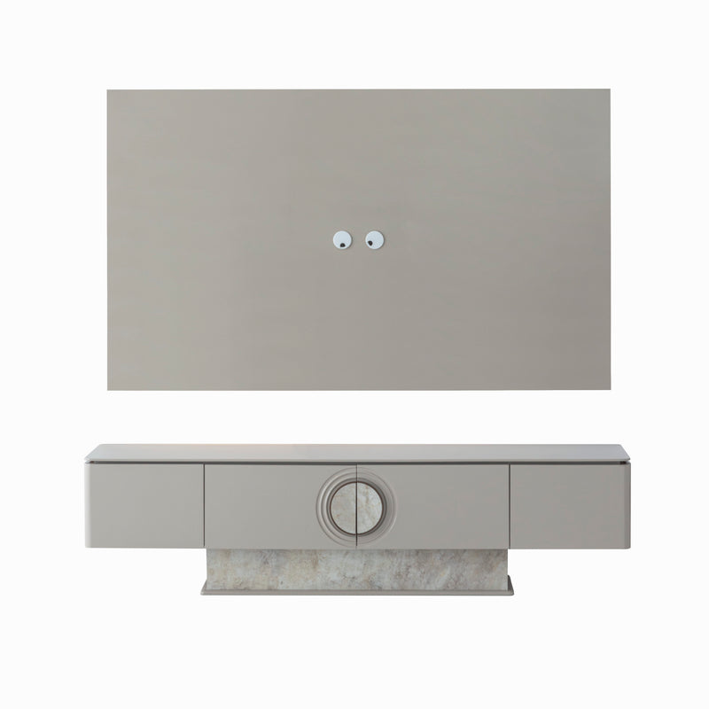 Atmacha Home And Living Tv Unit New Pearl Media Wall Unit