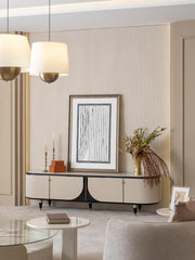 Atmacha Home And Living Tv Unit TV Stand / Antique Brass Nora TV Stand