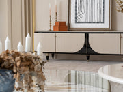 Atmacha Home And Living Tv Unit TV Stand / Antique Brass Nora TV Stand