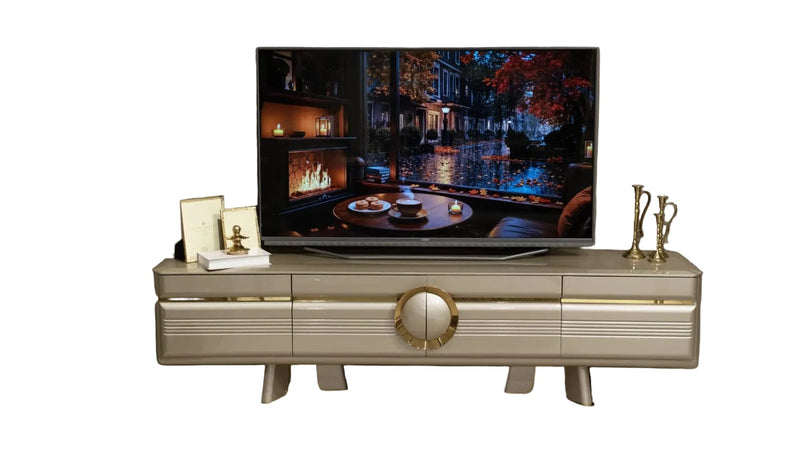 Atmacha Home And Living TV Unit TV Unit / Gold Valencia TV Unit