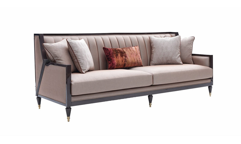 Atmacha Home And Living VENEDIK 4 SEATER WOODEN FRAME SOFA