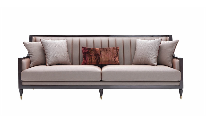 Atmacha Home And Living VENEDIK 4 SEATER WOODEN FRAME SOFA