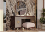 Atmacha Home And Living Venedik Dresser, Pouf and Mirror