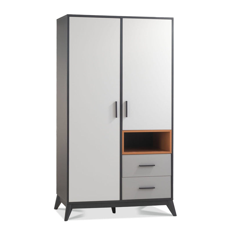 Atmacha Home And Living Wardrobe 2 Door Romy Wardrobe