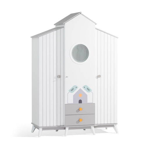 Atmacha Home And Living Wardrobe 3 Door Nia Wardrobe