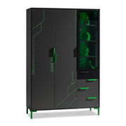 Atmacha Home And Living Wardrobe 3 Door Nova Wardrobe