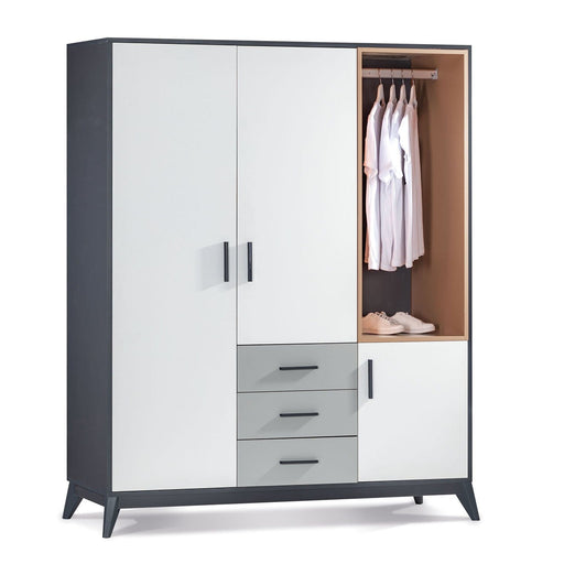 Atmacha Home And Living Wardrobe 3 Door Romy Wardrobe