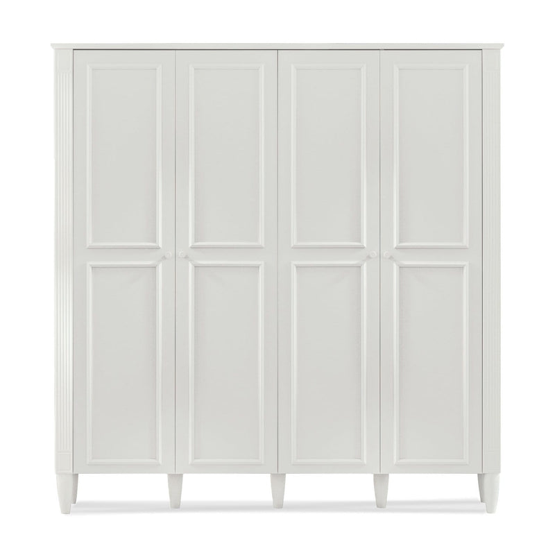 Atmacha Home And Living Wardrobe 4 Door Fern Wardrobe