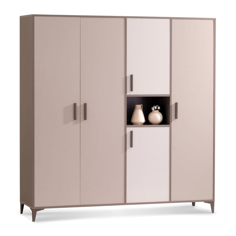 Atmacha Home And Living Wardrobe 4 Door Vivi Wardrobe