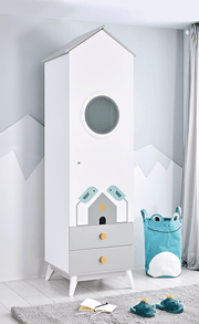 Atmacha Home And Living Wardrobe Nia Wardrobe