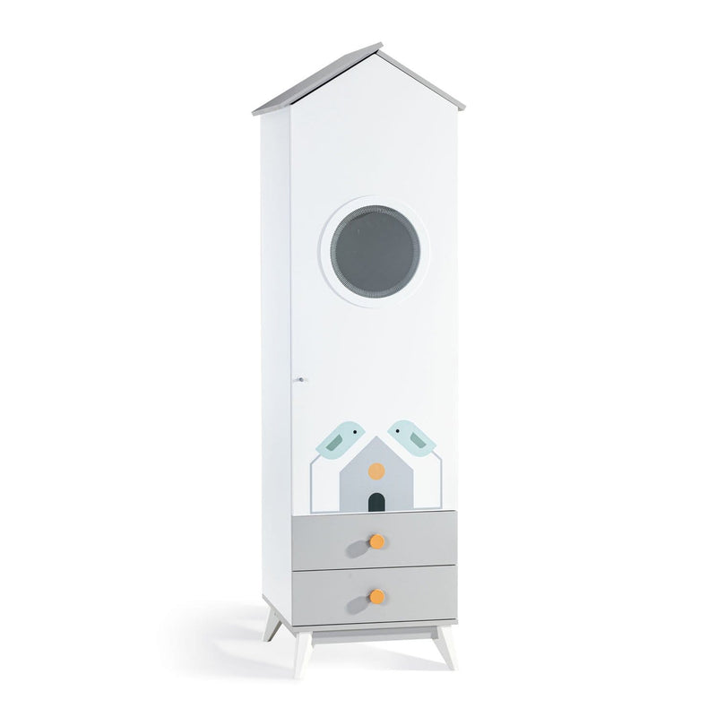 Atmacha Home And Living Wardrobe Single Door Nia Wardrobe