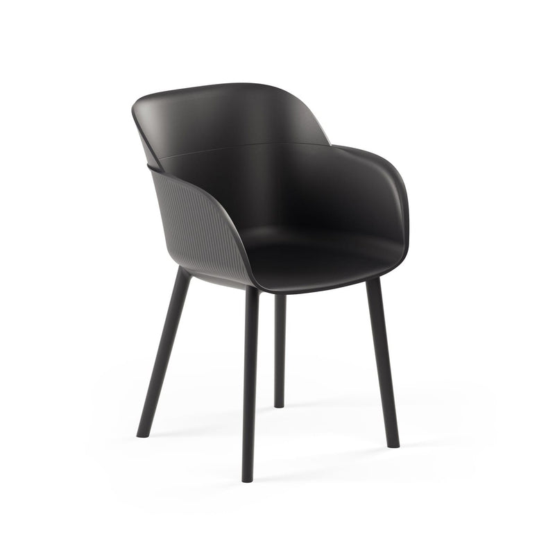 Atmacha Home & Living Armchair Anthracite Shell-P Armchair