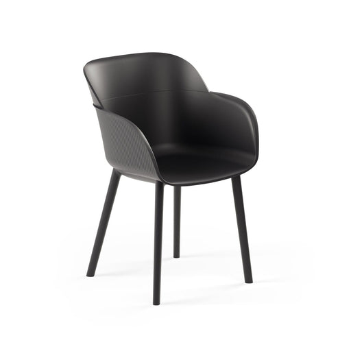 Atmacha Home & Living Armchair Anthracite Shell-P Armchair
