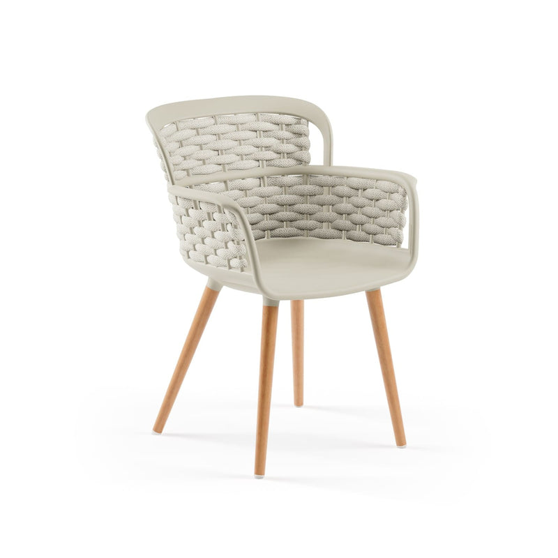 Atmacha Home & Living Armchair Beige / Bei Eva-N Knitted Armchair