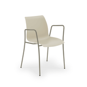 Atmacha Home & Living Armchair Beige / Beige Painted Metal Laser-M Armchair