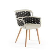 Atmacha Home & Living Armchair Beige / Black Eva-N Knitted Armchair