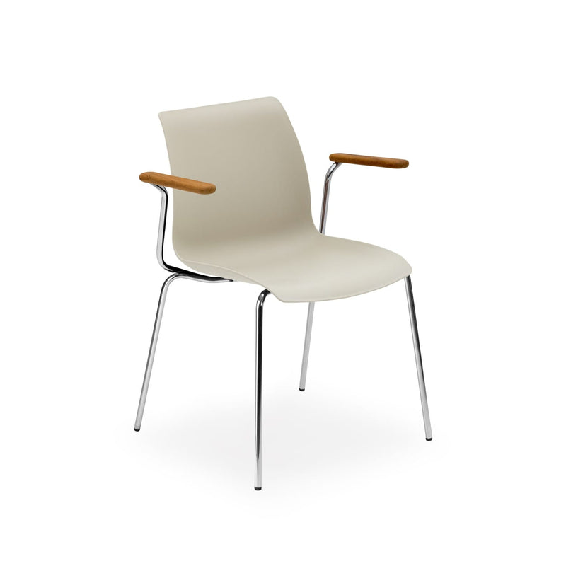 Atmacha Home & Living Armchair Beige / Chrome Coated Laser-T Armchair