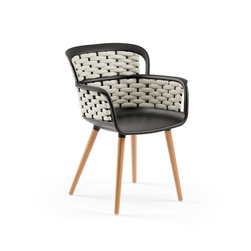Atmacha Home & Living Armchair Black / Beige Eva-N Knitted Armchair