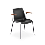 Atmacha Home & Living Armchair Black / Black Painted Metal Laser-T Armchair