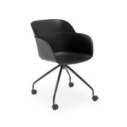 Atmacha Home & Living Armchair Black / Black Painted Metal Shell-O Armchair