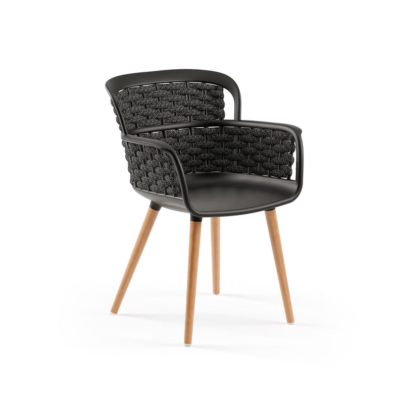Atmacha Home & Living Armchair Black / Blk Eva-N Knitted Armchair
