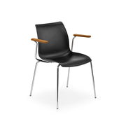 Atmacha Home & Living Armchair Black / Chrome Coated Laser-T Armchair