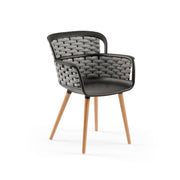 Atmacha Home & Living Armchair Black / Grey Eva-N Knitted Armchair